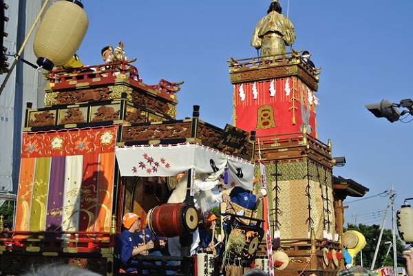 川越祭りの山車
